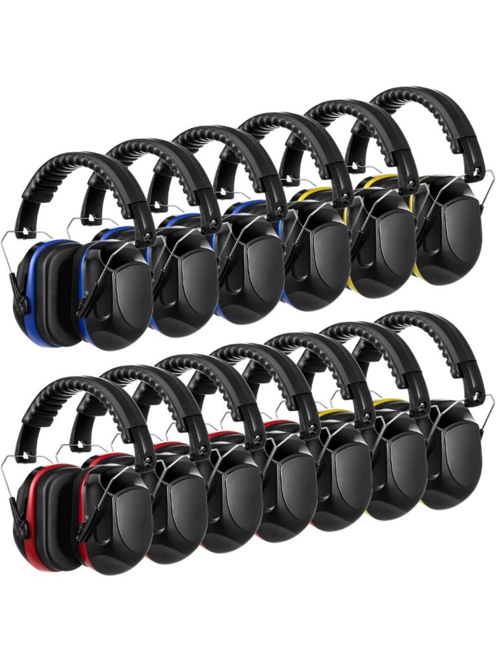 12 Pcs Kids Noise Cancelling Ear Muffs - Comfortable Shooting Style Headphones
